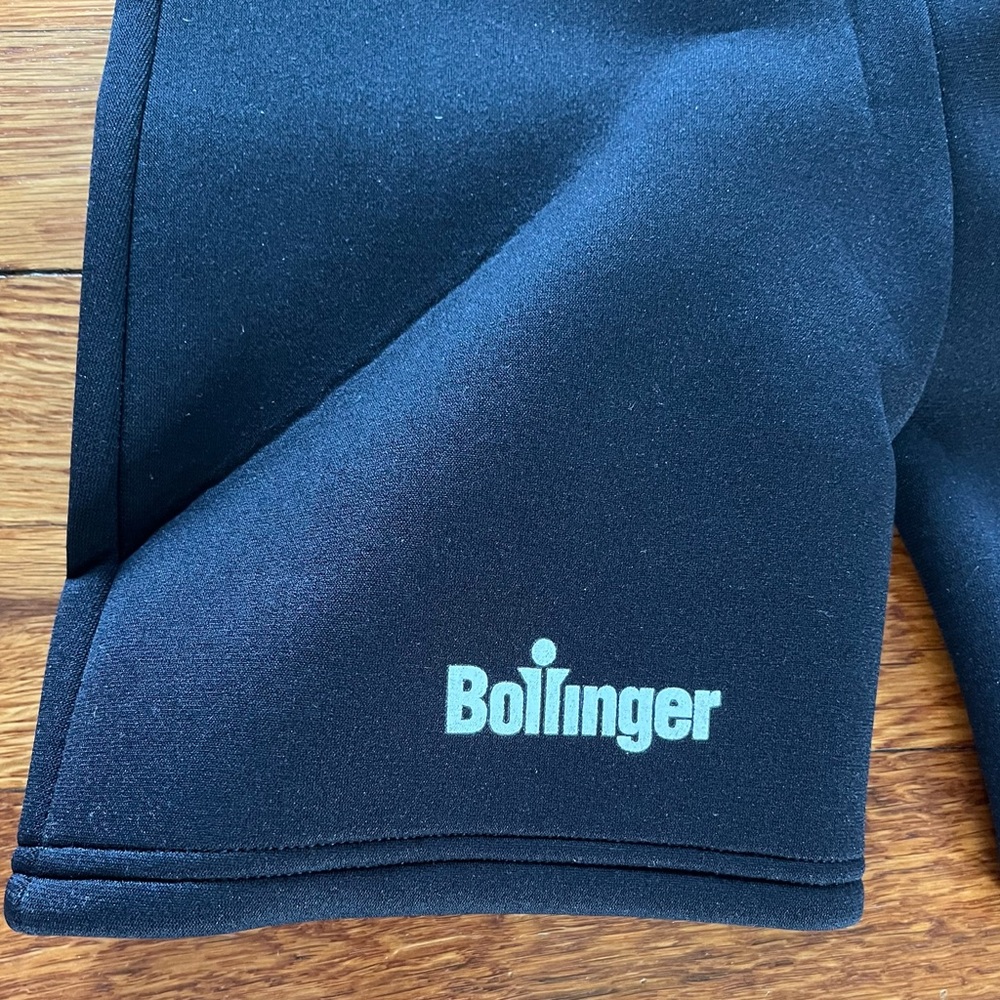 NWT Vintage 90s Bollinger Neoprene Super Trim Fitness Shorts Unisex Size Small - Picture 6 of 7